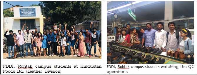 Industrial visit for FDDI, Kolkata students at Rupa & Co. Ltd., Howrah